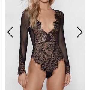 Lace body suit